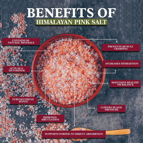 Himalayan Chef Pink Himalayan Salt Coarse Grain, Plastic Jar - 5 lbs | 2 Pack